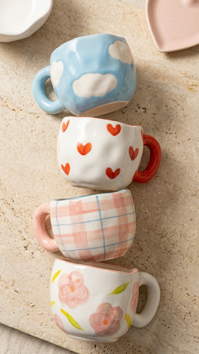 Pink Latte Club Mug