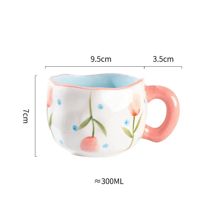 tulip bloom - ceramic mug