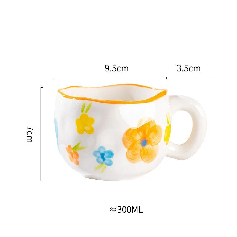 peach blossom - ceramic mug