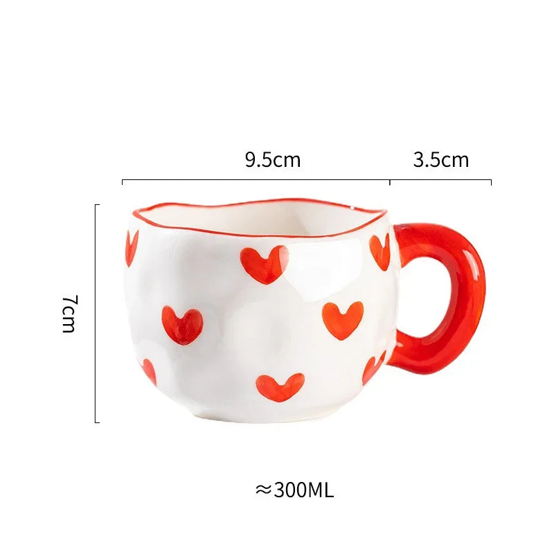red sweetheart - ceramic mug