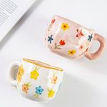 peach blossom - ceramic mug
