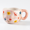 pink meadow - ceramic mug