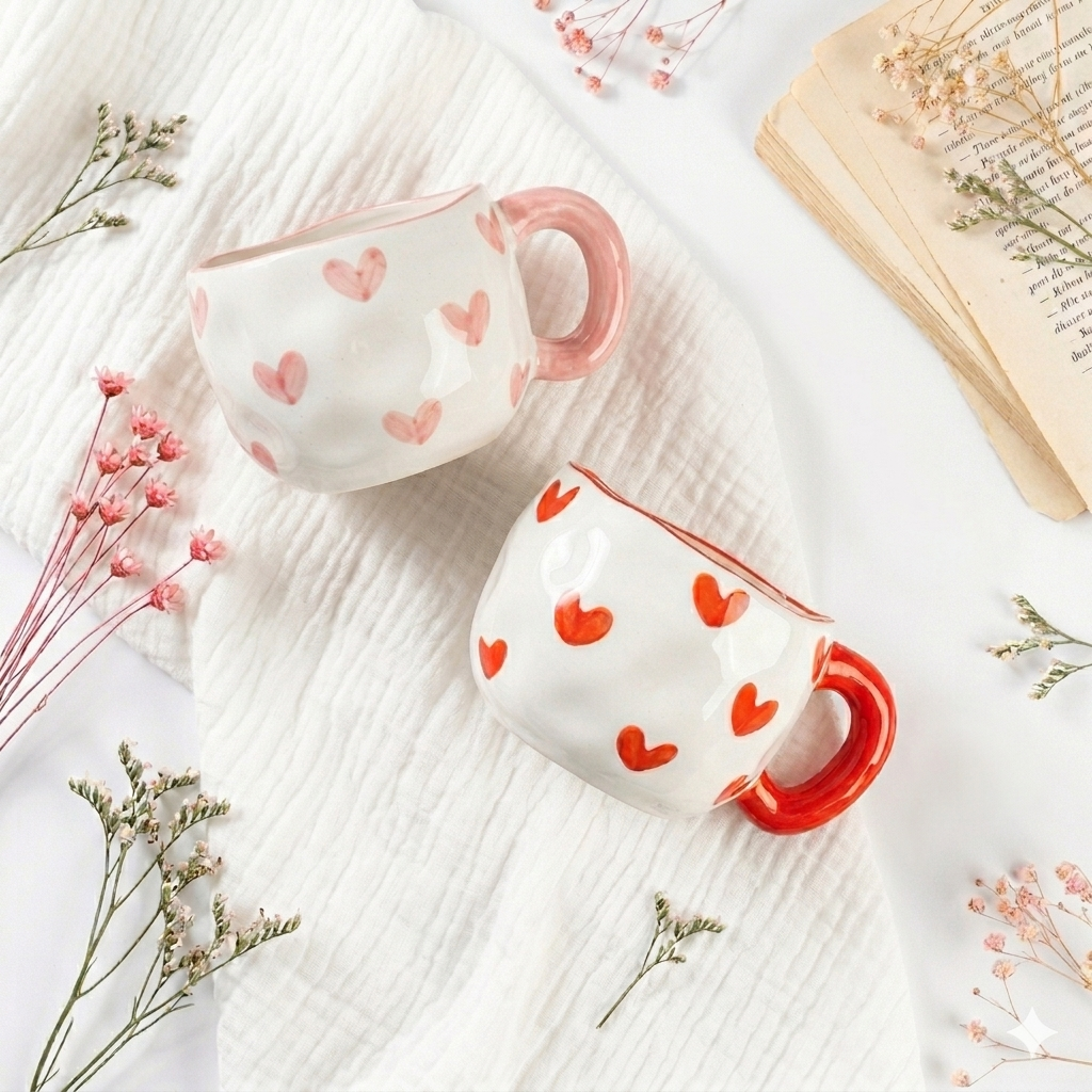 red sweetheart - ceramic mug