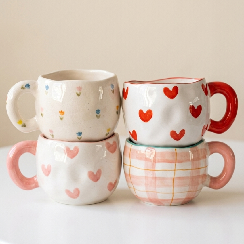 red sweetheart - ceramic mug