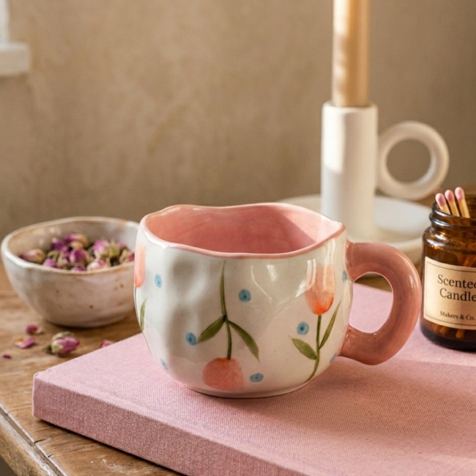tulip bloom - ceramic mug