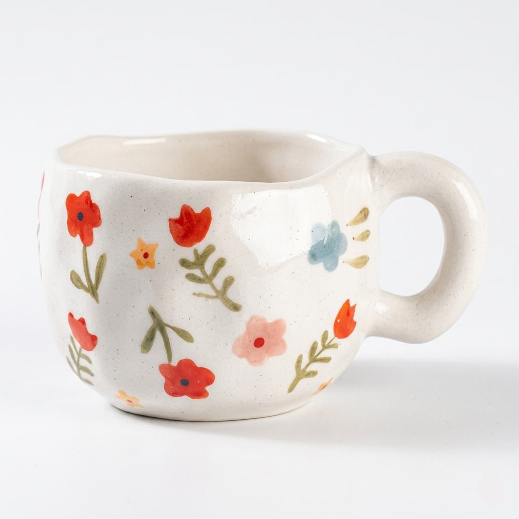 wildflower - ceramic mug